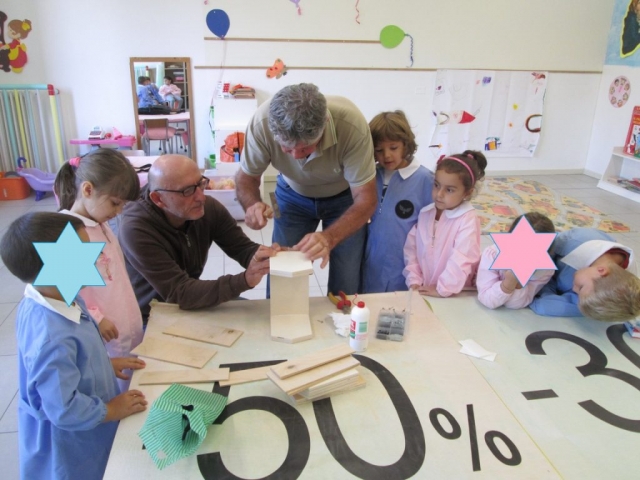 Laboratorio di falegnameria - Sez. Farfalle